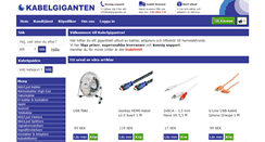 Desktop Screenshot of kabelgiganten.se